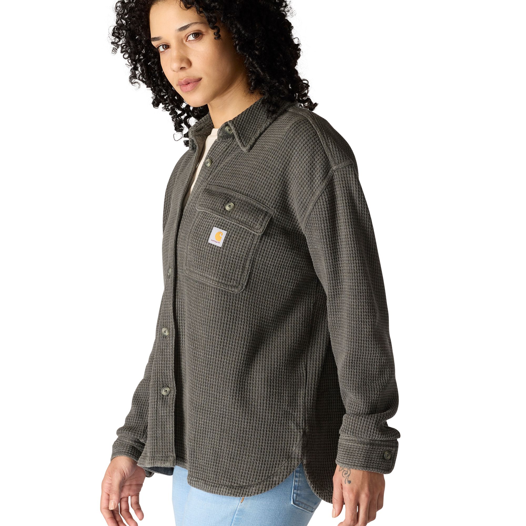 Carhartt Women's Heavyweight Waffle Knit Shirt