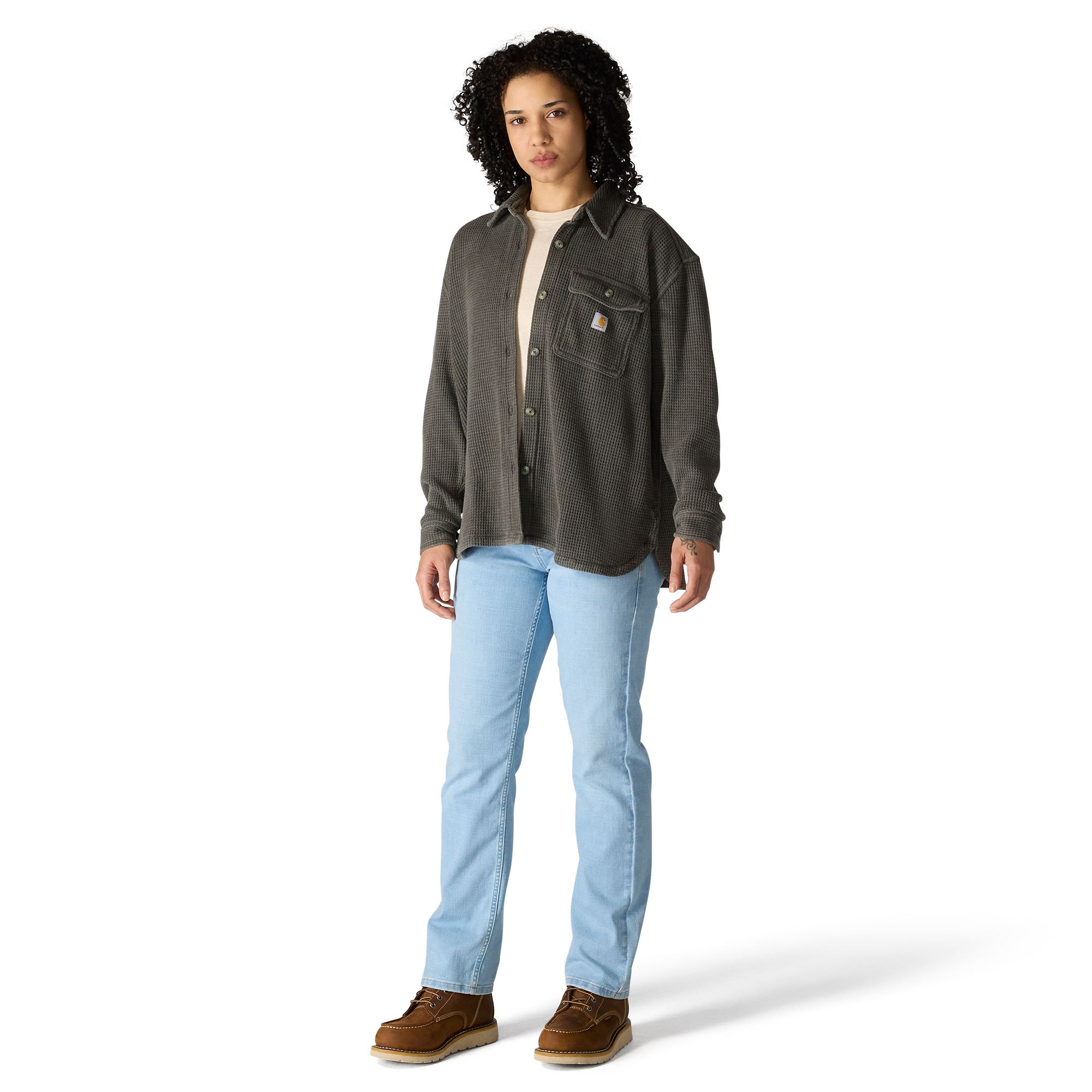 Carhartt Women's Heavyweight Waffle Knit Shirt