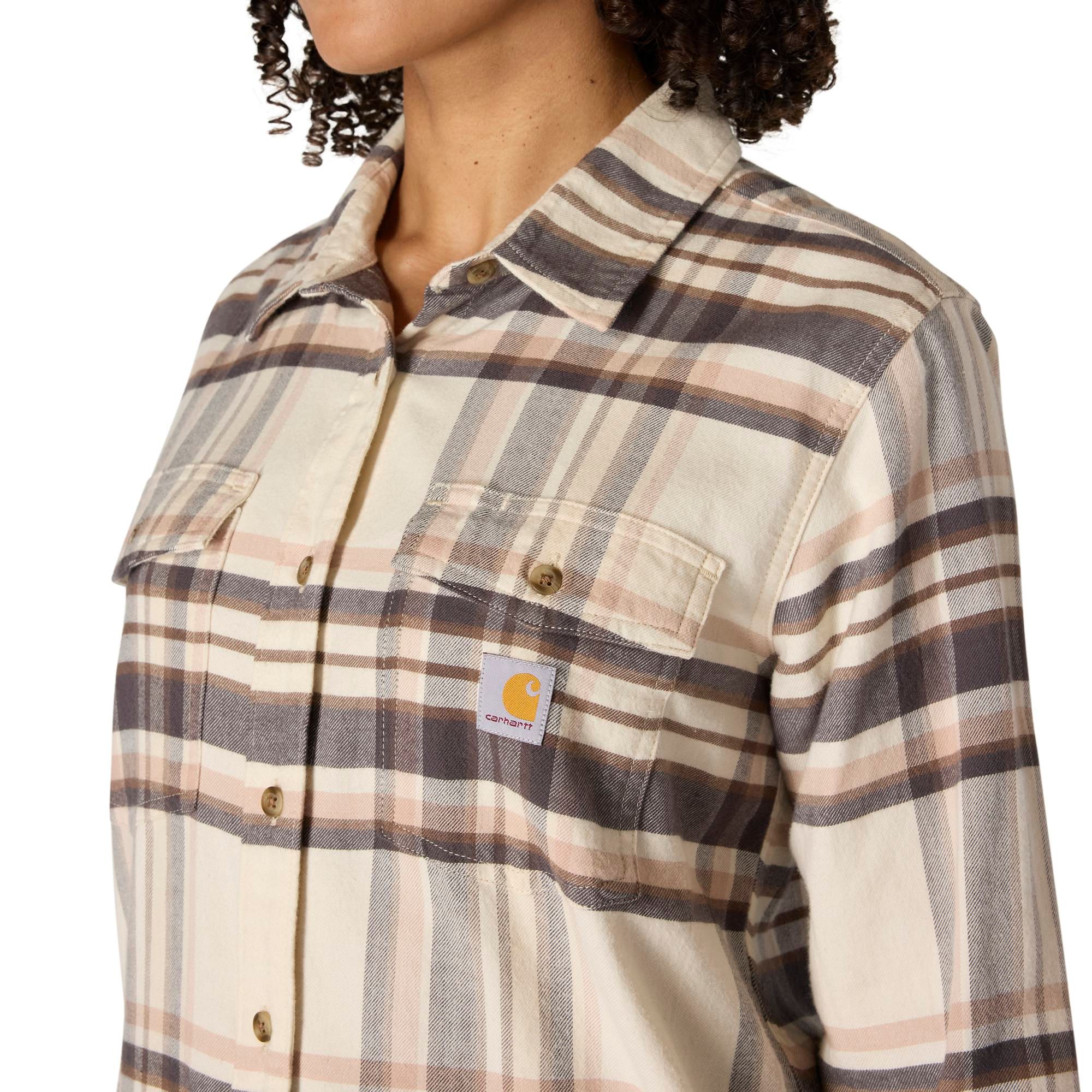 Carhartt Women's Tencel™ Relaxed Fit Long Sleeve Flannel Shirt