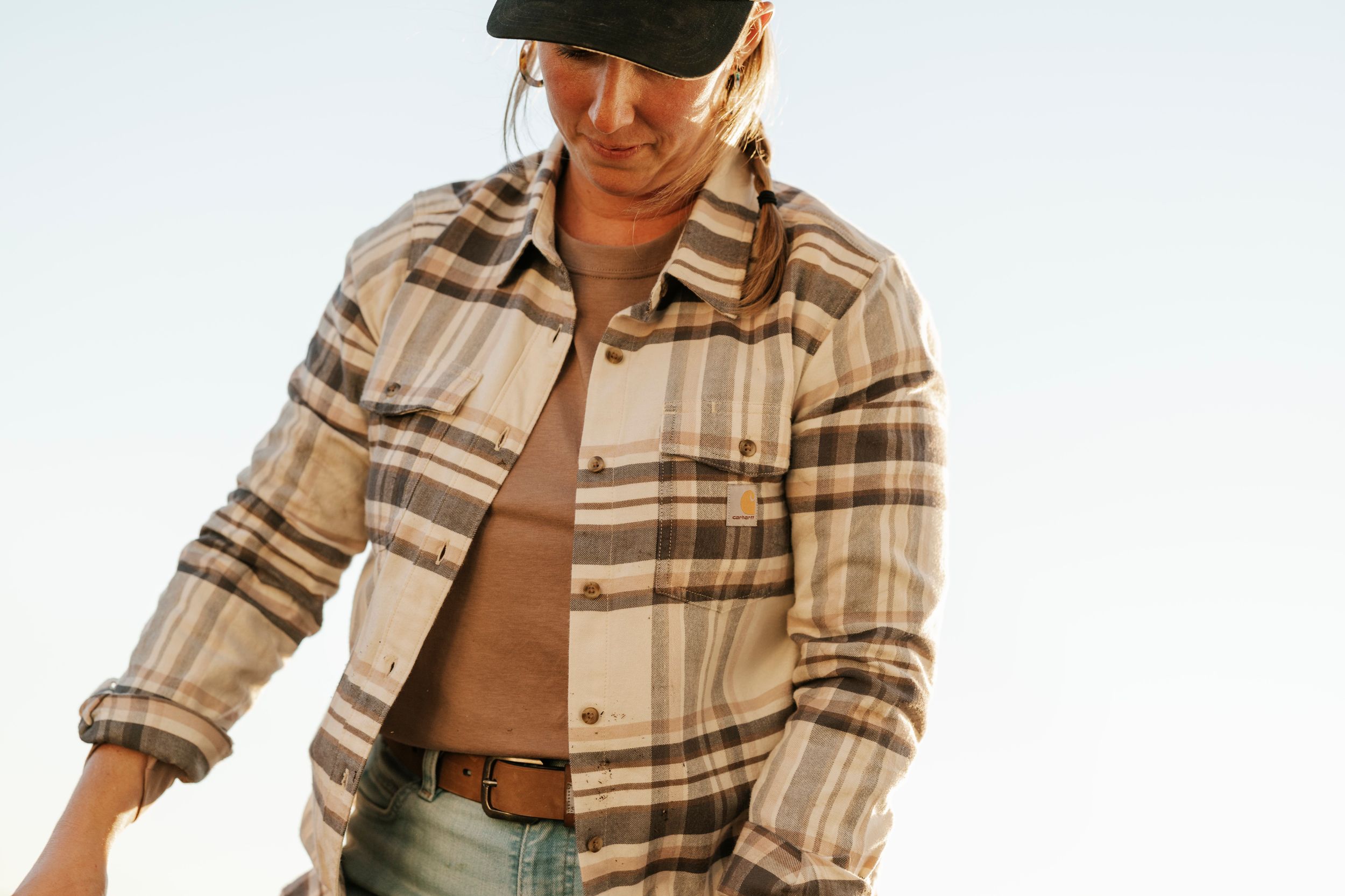 Carhartt Women's Tencel™ Relaxed Fit Long Sleeve Flannel Shirt