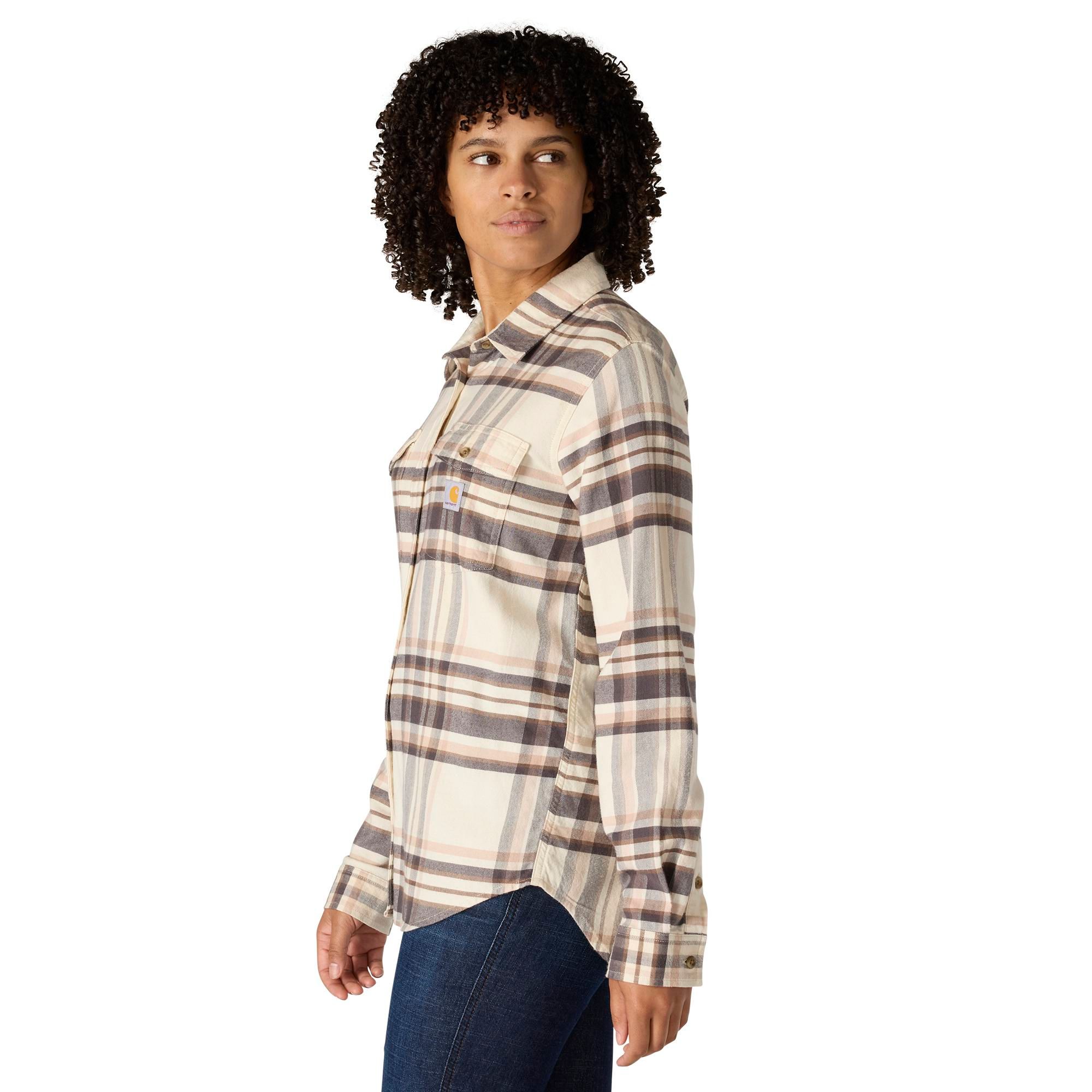 Carhartt Women's Tencel™ Relaxed Fit Long Sleeve Flannel Shirt