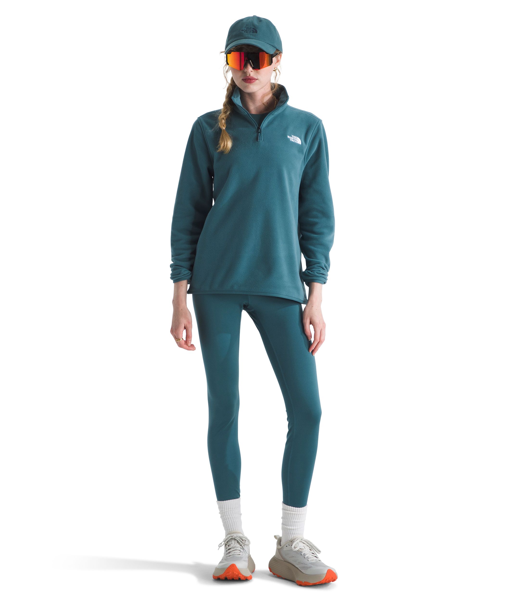 The North Face Women's Glacier 1/4 Zip Long Sleeve Fleece Top