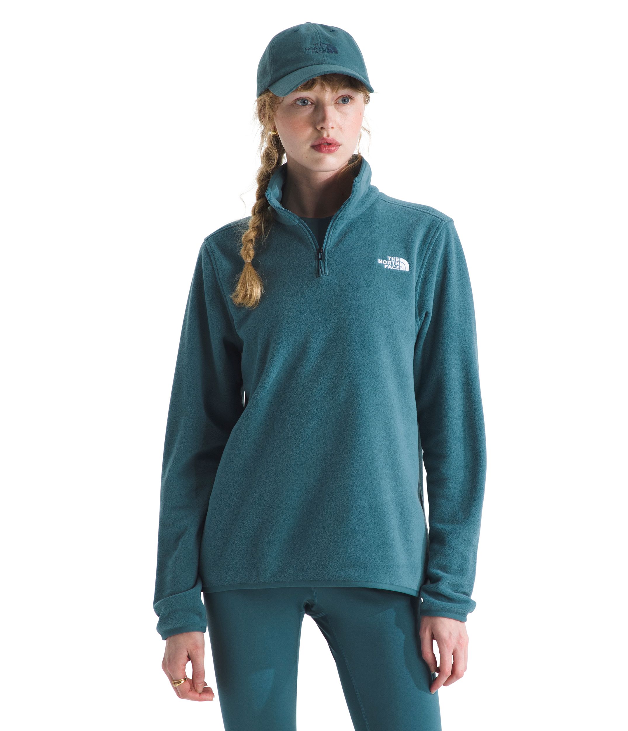 The North Face Women's Glacier 1/4 Zip Long Sleeve Fleece Top