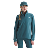 The North Face Women's Glacier 1/4 Zip Long Sleeve Fleece Top Front_Flat