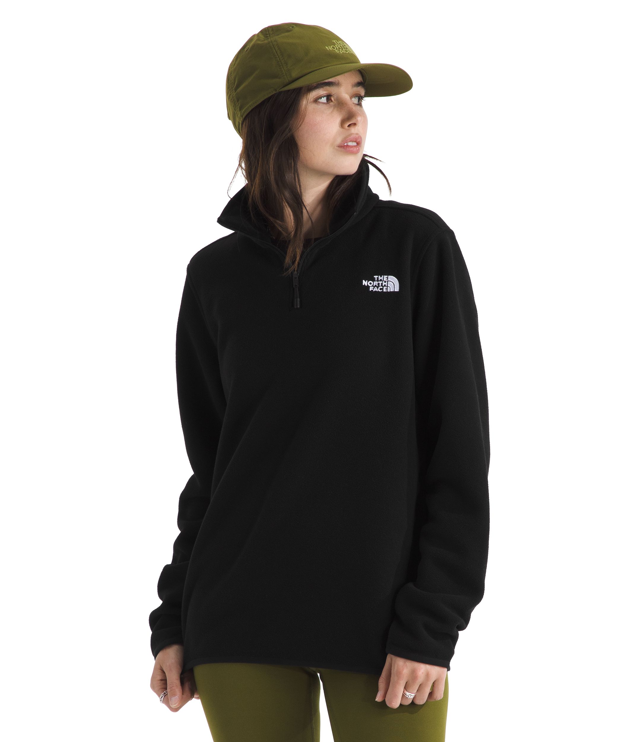 The North Face Women's Glacier 1/4 Zip Long Sleeve Fleece Top