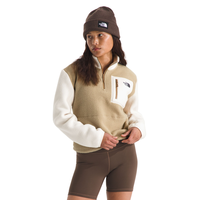 The North Face Women's Yumiori 1/4 Zip Long Sleeve Top Front_Angled_Left
