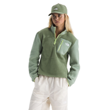 The North Face Women's Yumiori 1/4 Zip Long Sleeve Top Front_Flat