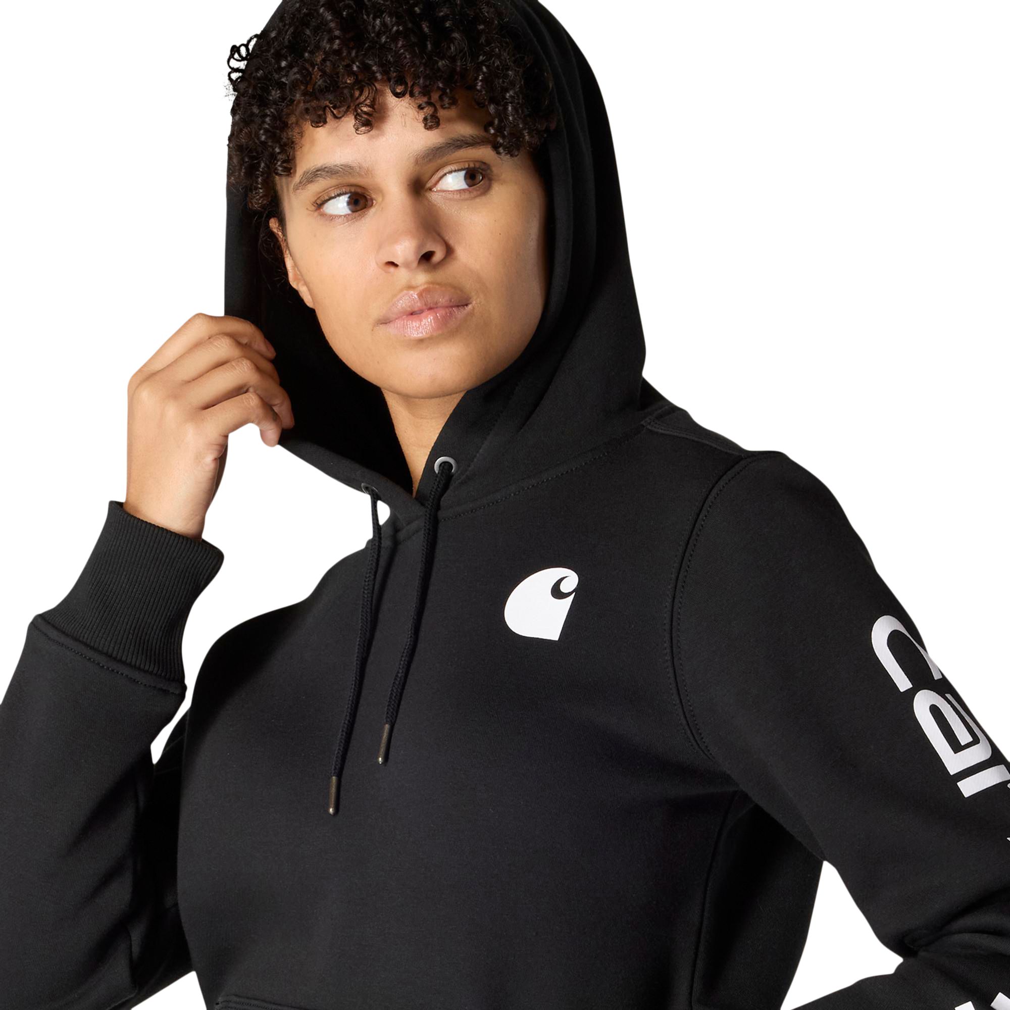 Carhartt Women's Relaxed Fit Logo Graphic Hoodie