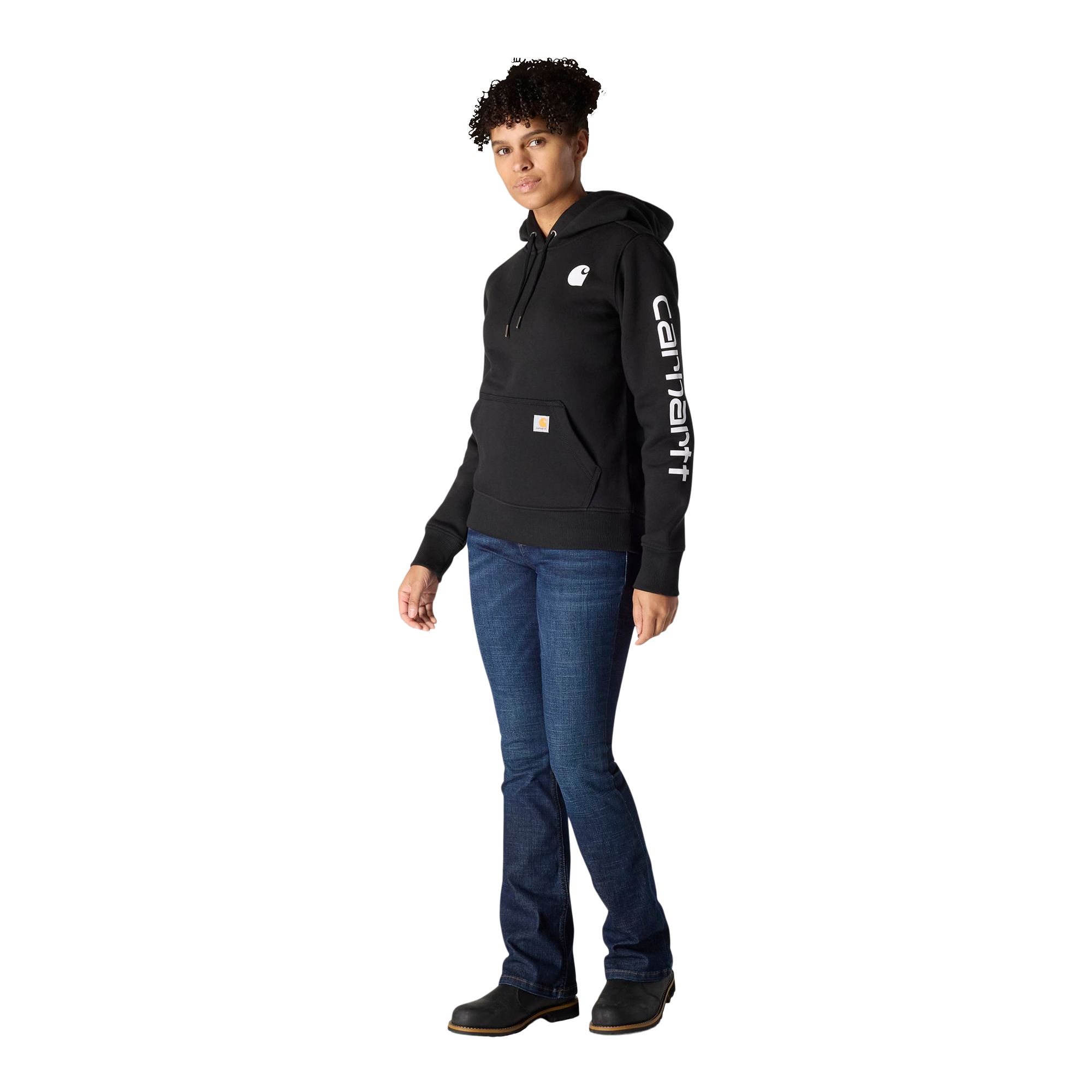 Carhartt Women's Relaxed Fit Logo Graphic Hoodie