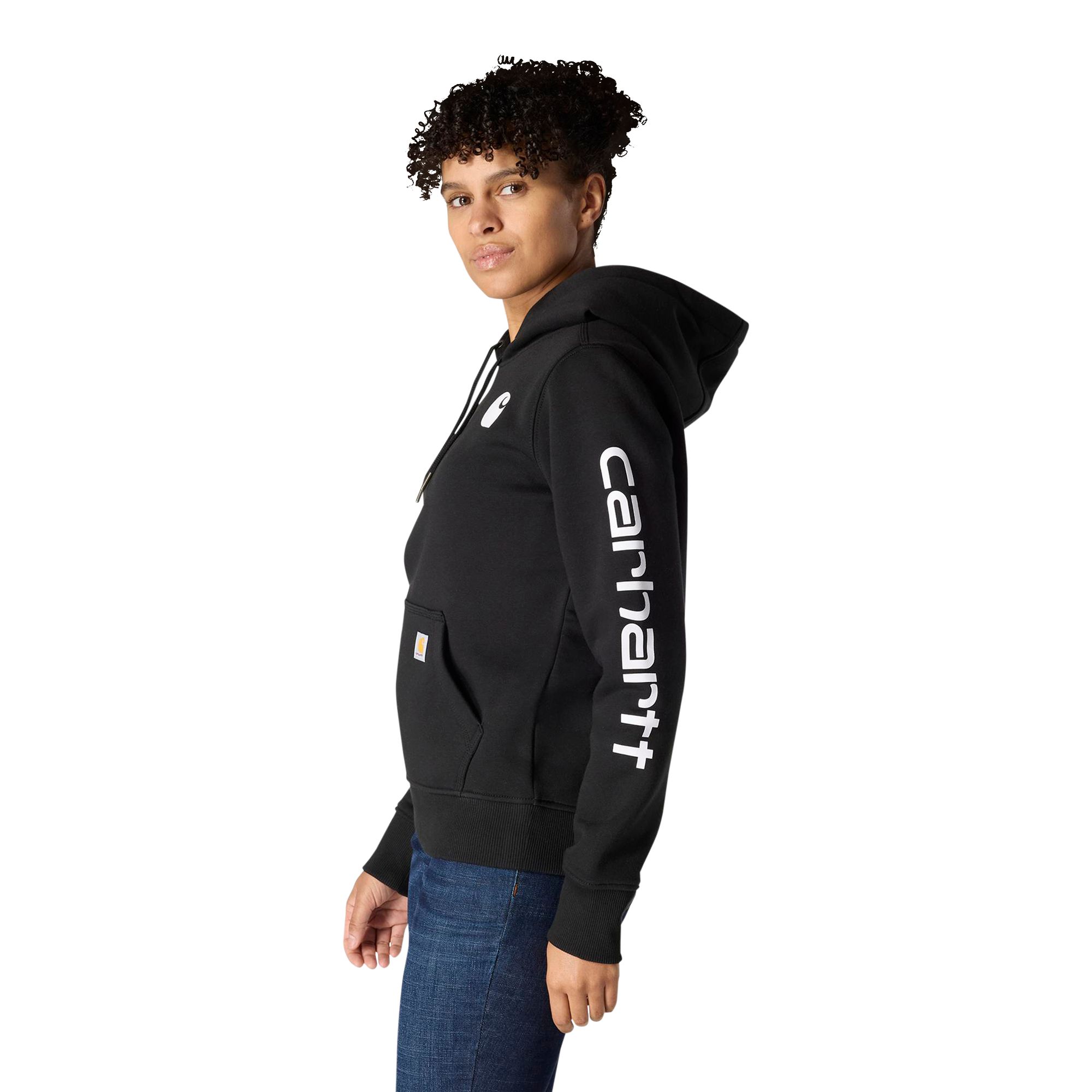 Carhartt Women's Relaxed Fit Logo Graphic Hoodie