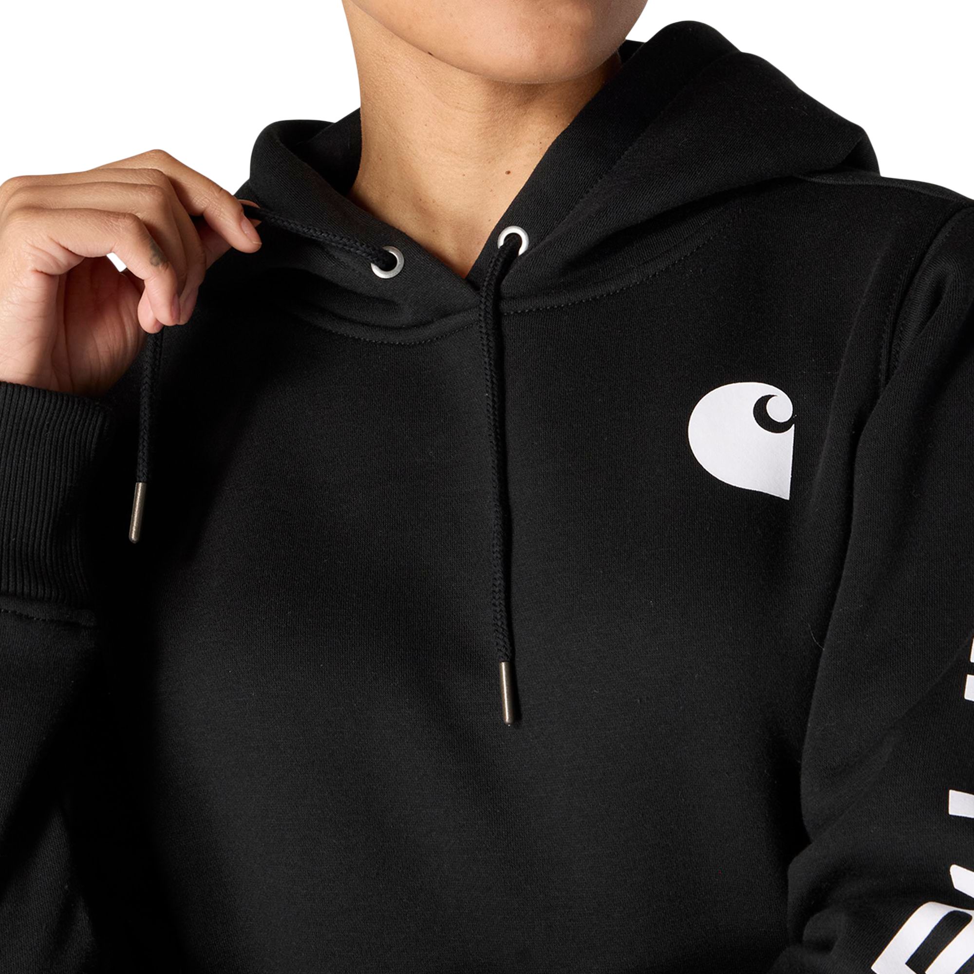 Carhartt Women's Relaxed Fit Logo Graphic Hoodie