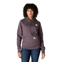 Carhartt Women's Relaxed Fit Sleeve Logo Graphic Hoodie Front_Flat