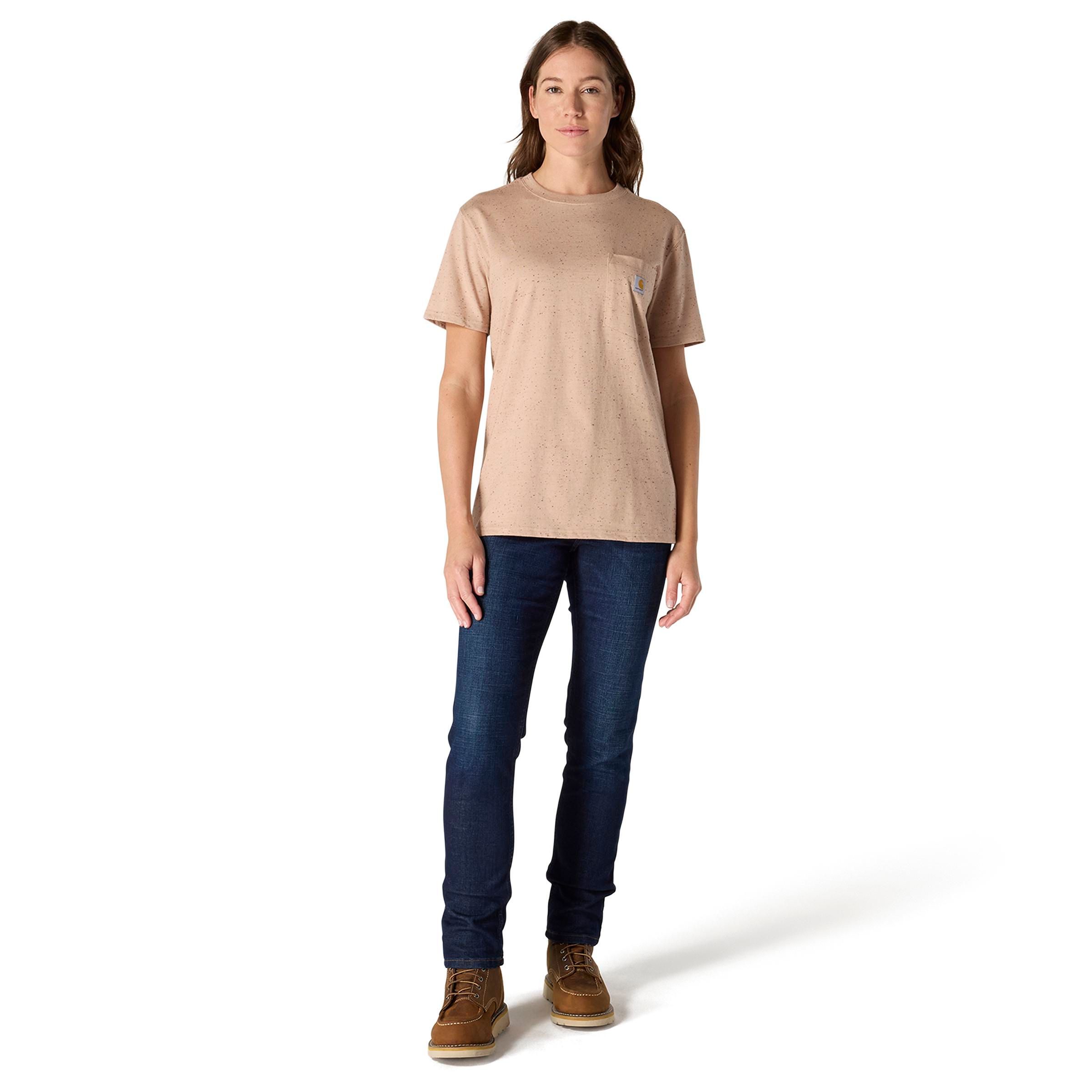 Carhartt Women's Heavyweight Pocket Crewneck Work T-Shirt