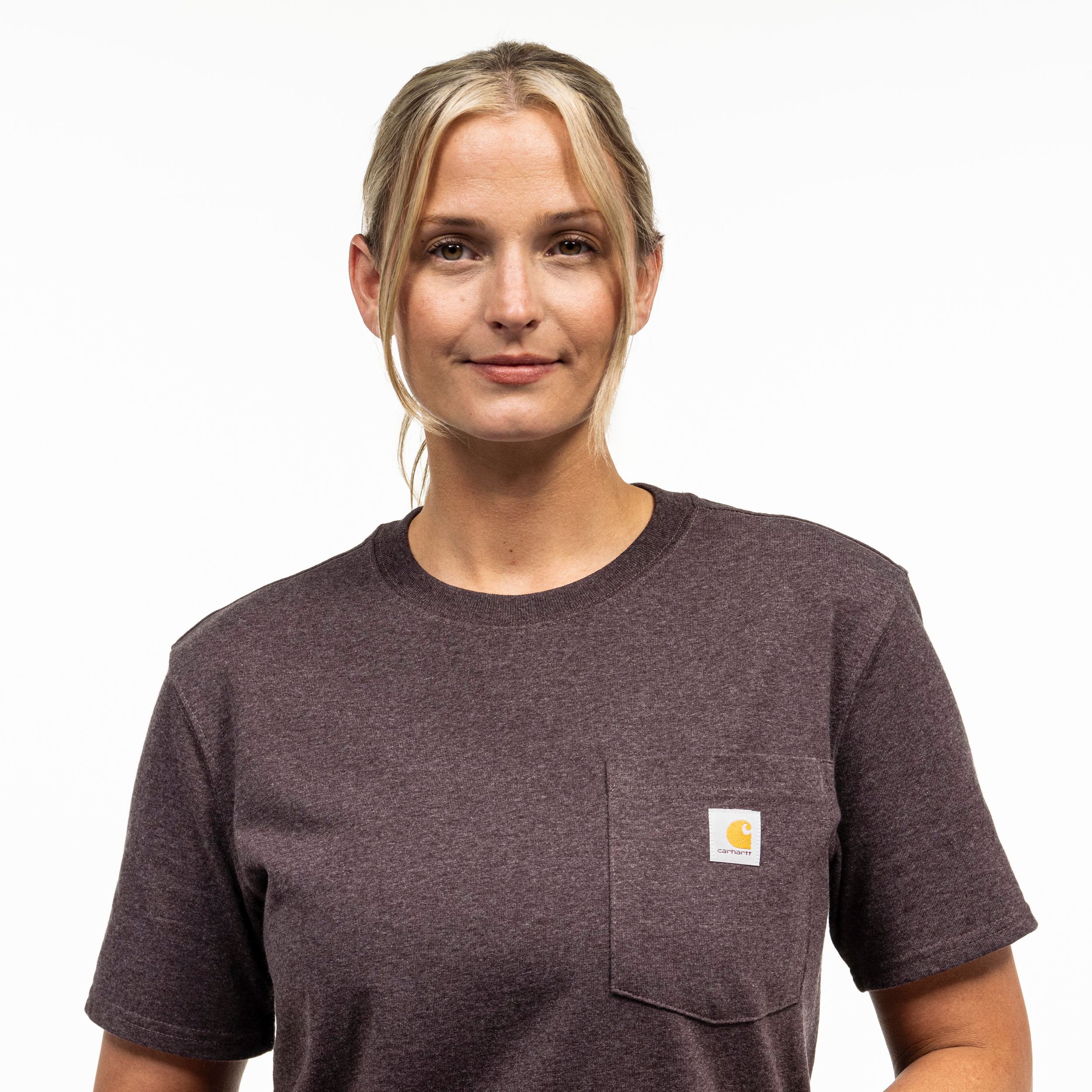 Carhartt Women's Heavyweight Pocket Crewneck Work T-Shirt