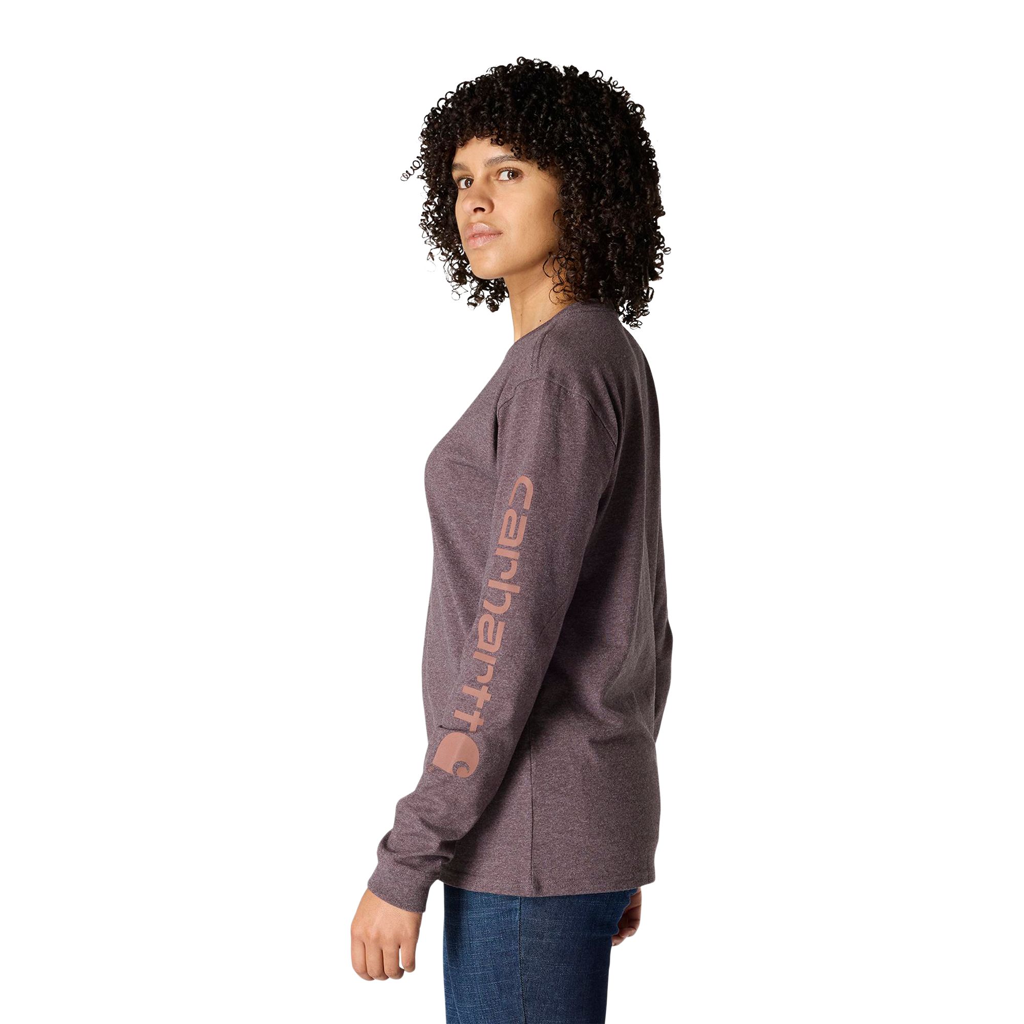 Carhartt Women's Sleeve Logo Graphic T-Shirt