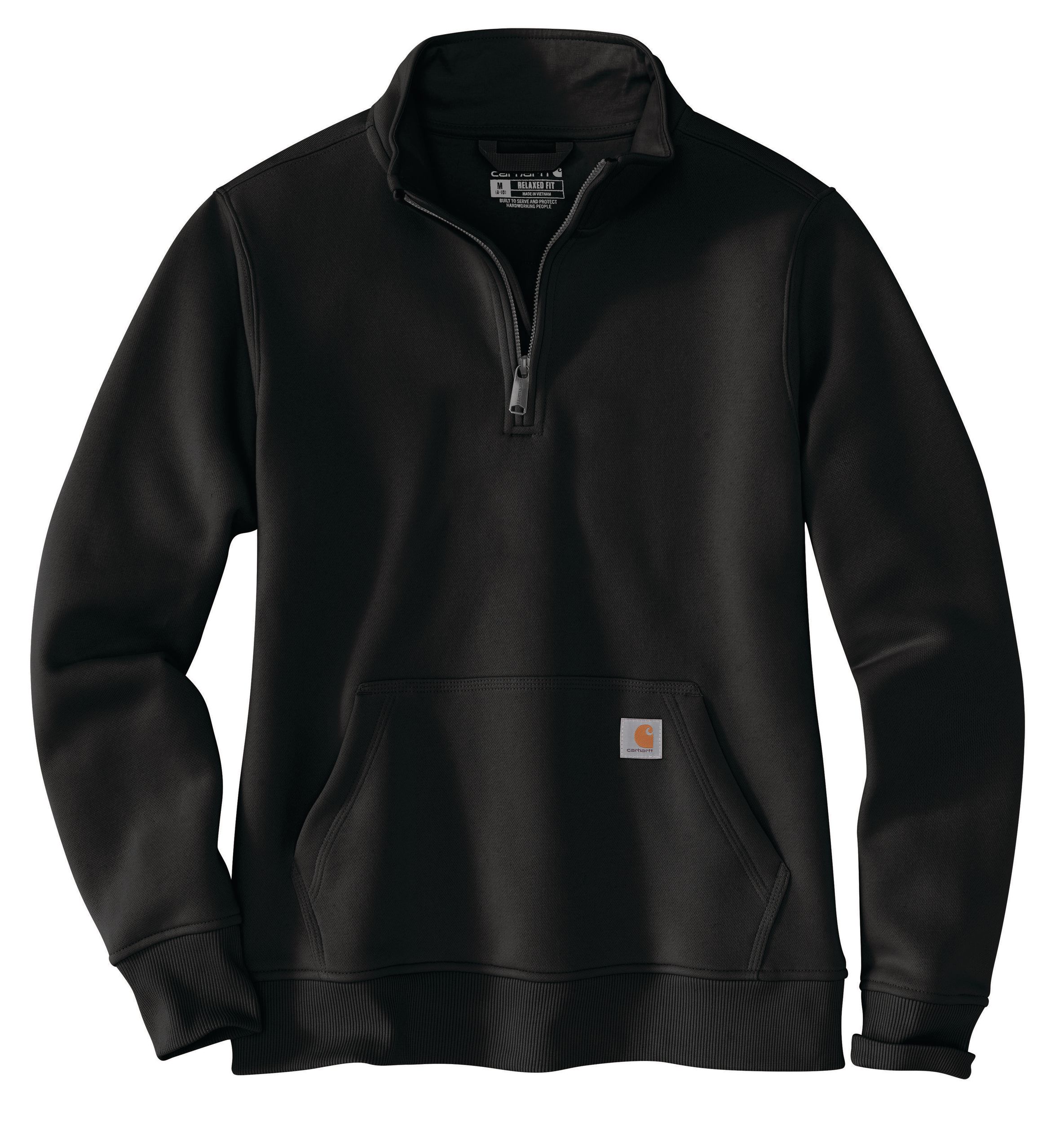 Carhartt Women's Relaxed Fit Mock Neck 1/4 Zip Sweater