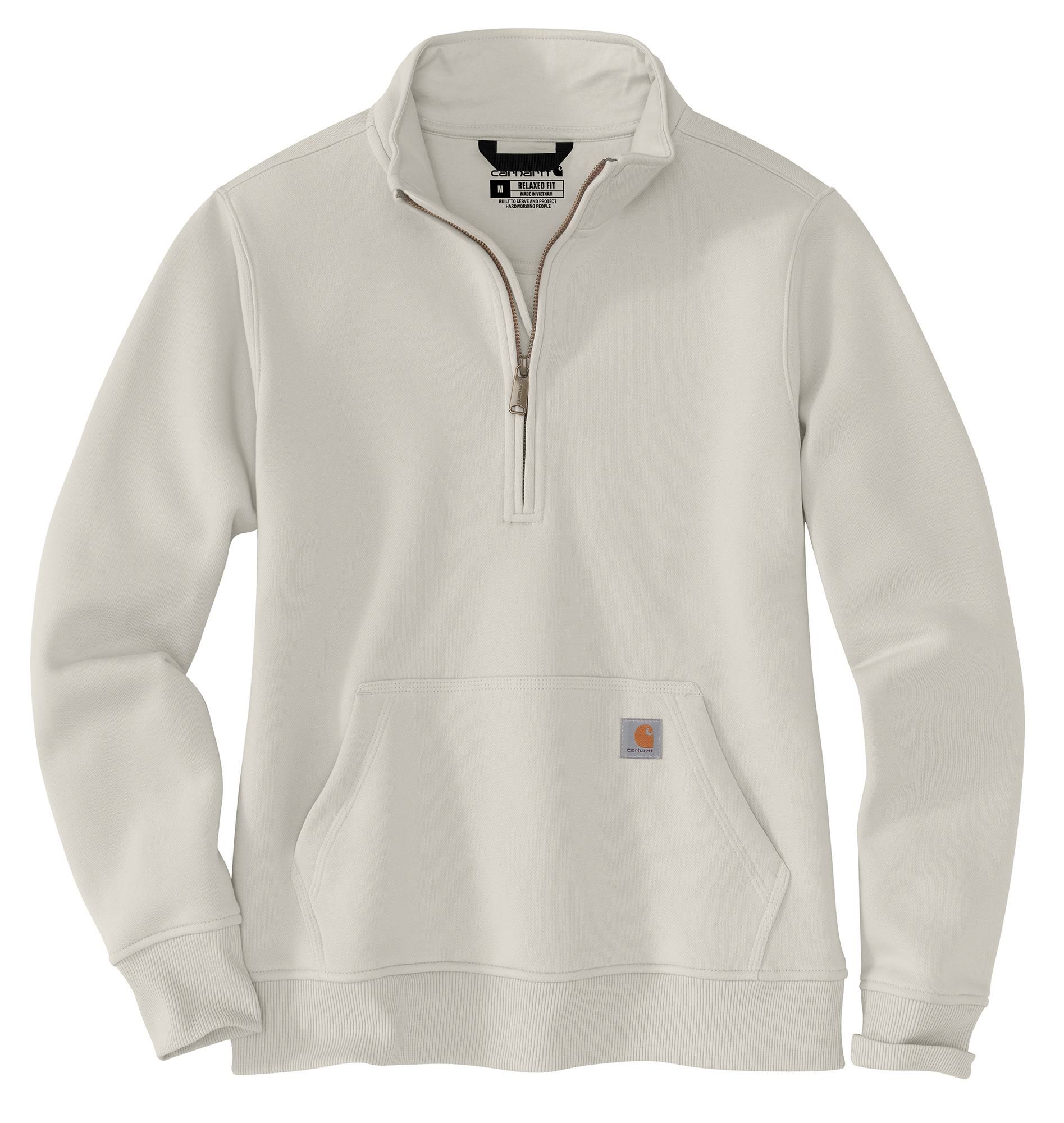 Carhartt Women's Relaxed Fit Mock Neck 1/4 Zip Sweater