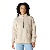 Carhartt Women's Loose Fit Pullover Fleece Top Front_Flat
