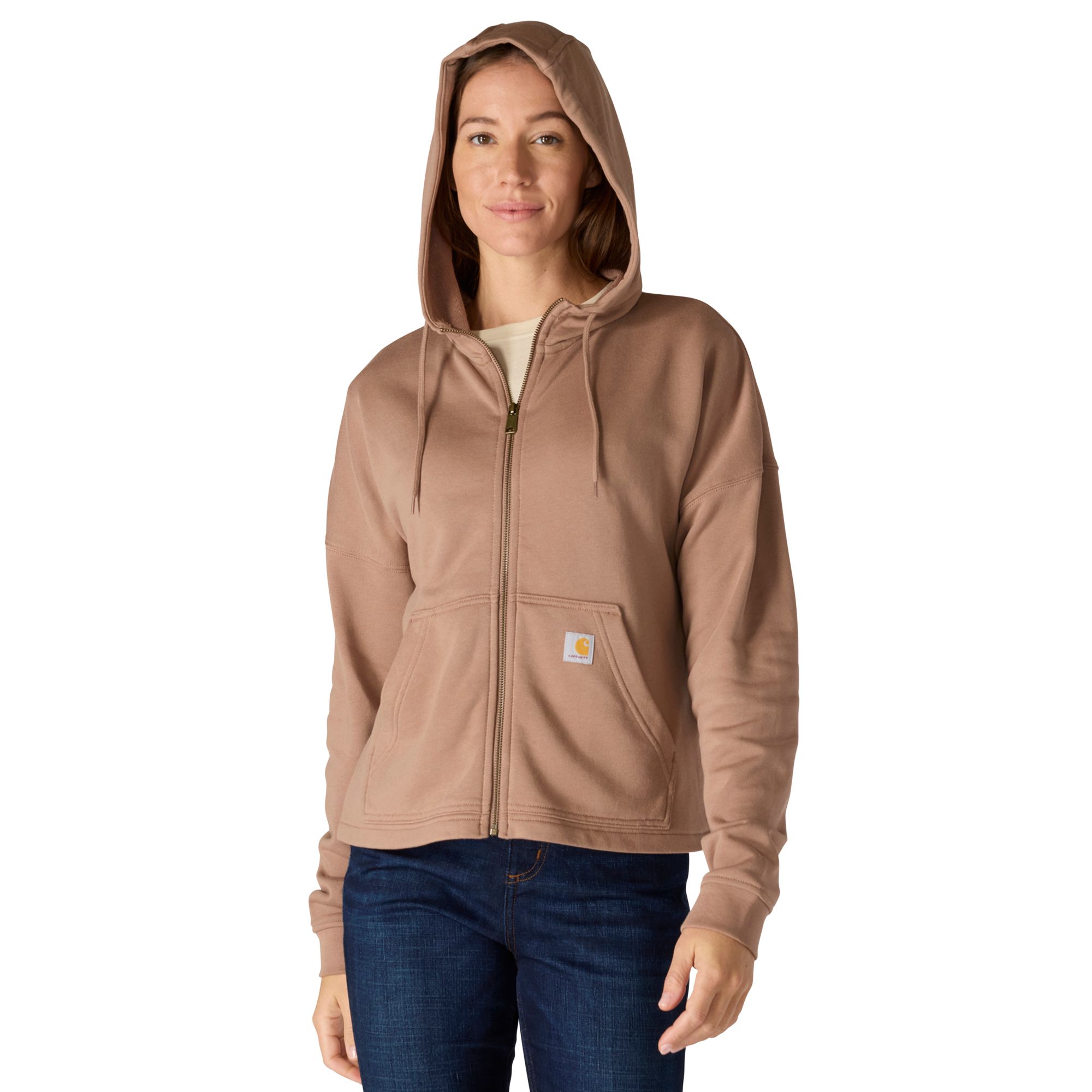 Carhartt Women's Tencel™ Loose Fit Full Zip Hooded Sweatshirt