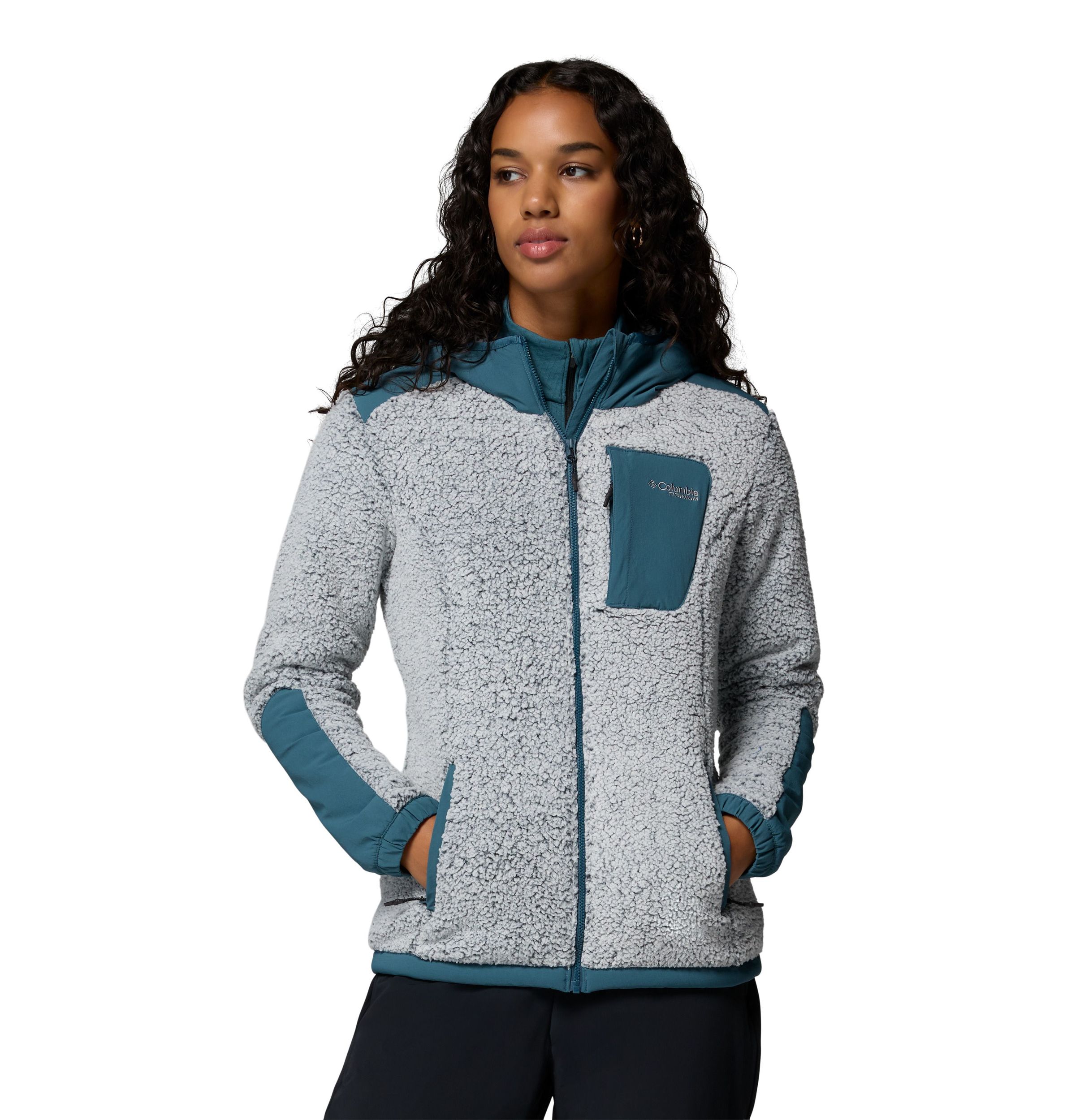 Columbia Women's Arctic Crest Sherpa Full Zip Hoodie