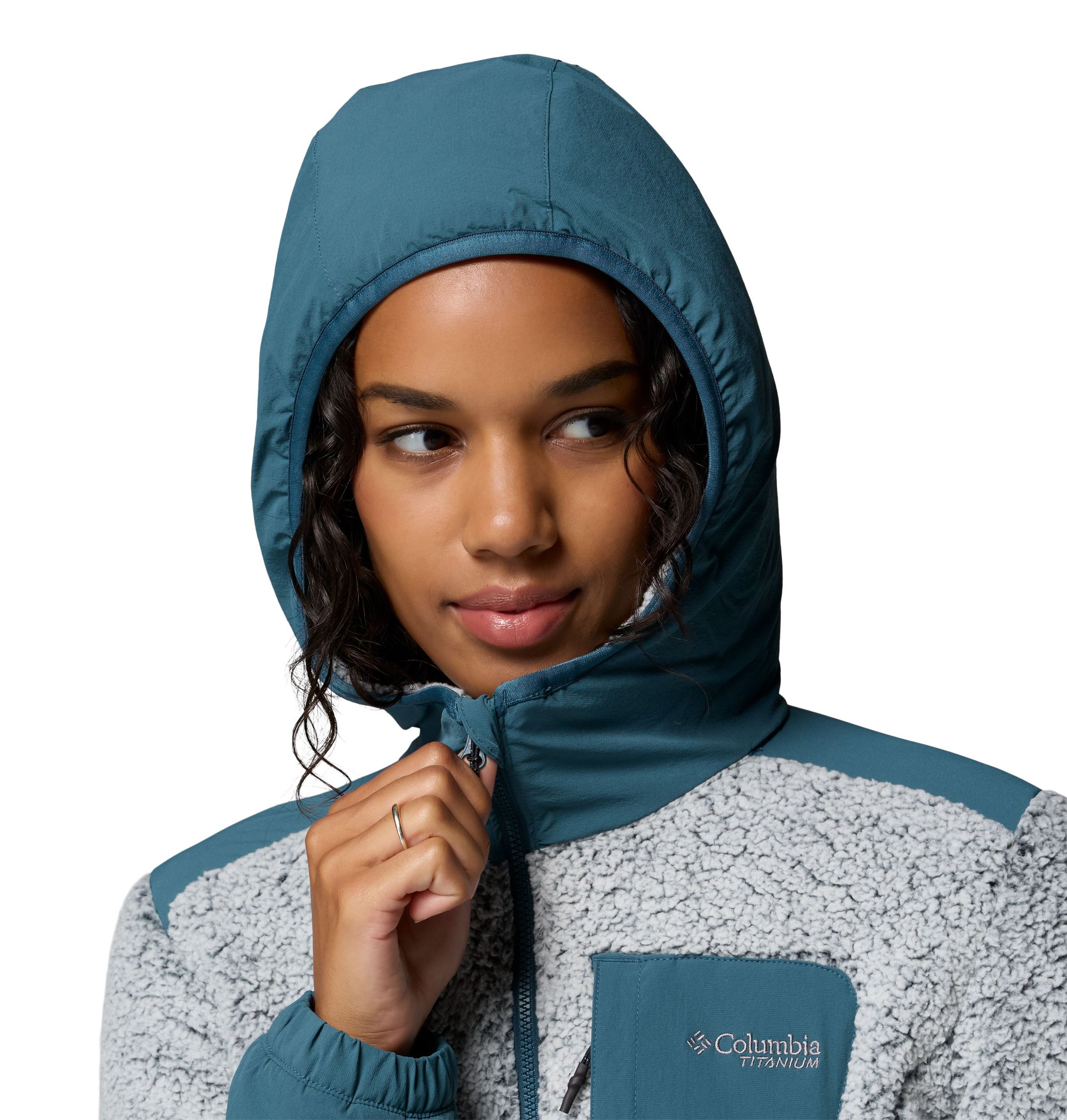 Columbia Women's Arctic Crest Sherpa Full Zip Hoodie