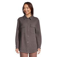 O'Neill Women's Freelander Shacket Front_Flat