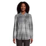 O'Neill Women's Brooks Flannel Long Sleeve Shirt Front_Flat