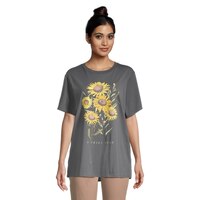 O'Neill Women's Charm Oversized T Shirt Front_Flat