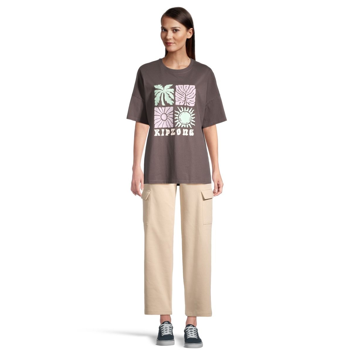 Ripzone Women's Tenley Cargo Fleece Loungewear Pants