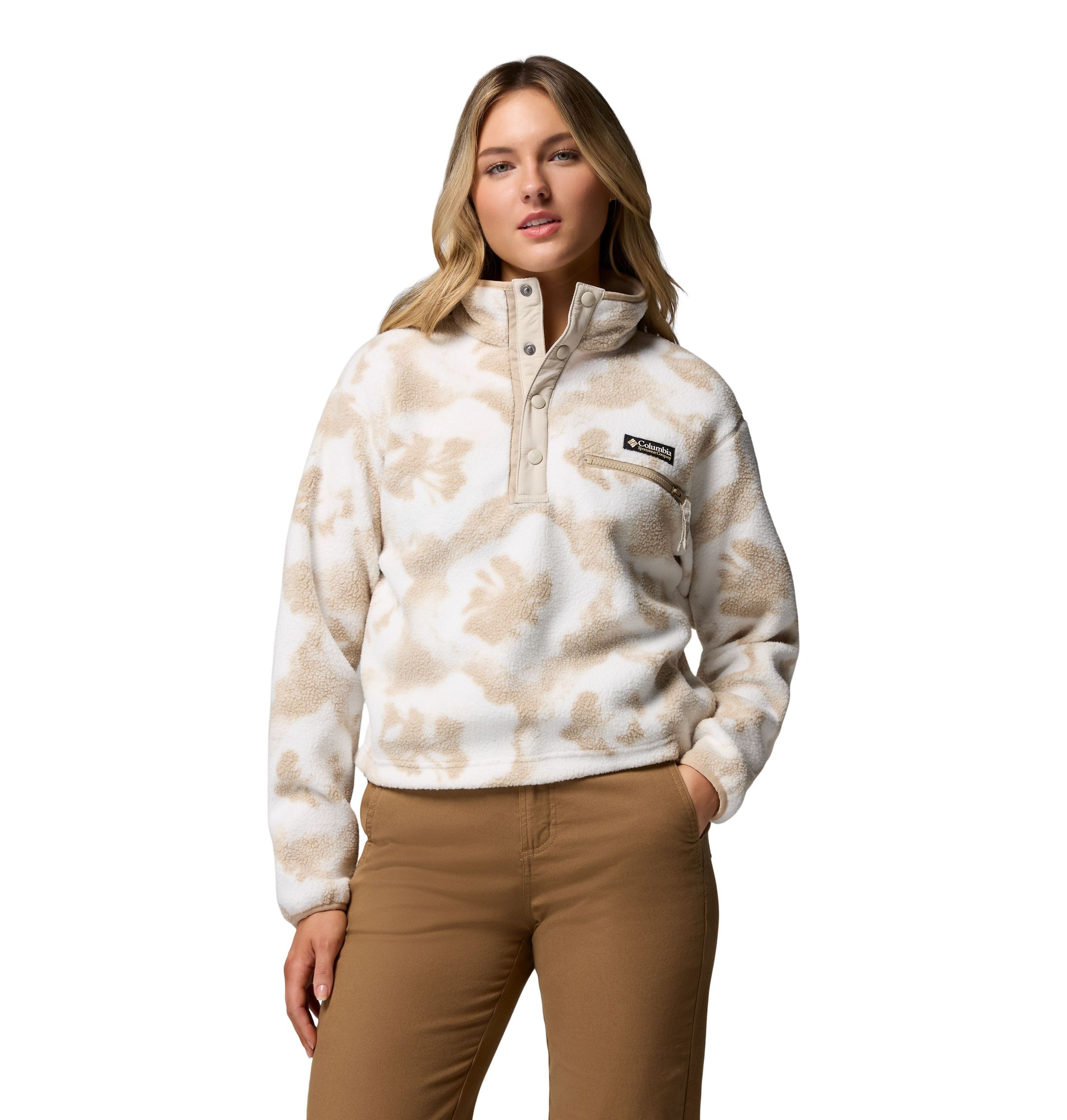 Columbia Women's Helvetia™ Ii Printed Cropped Fleece Top