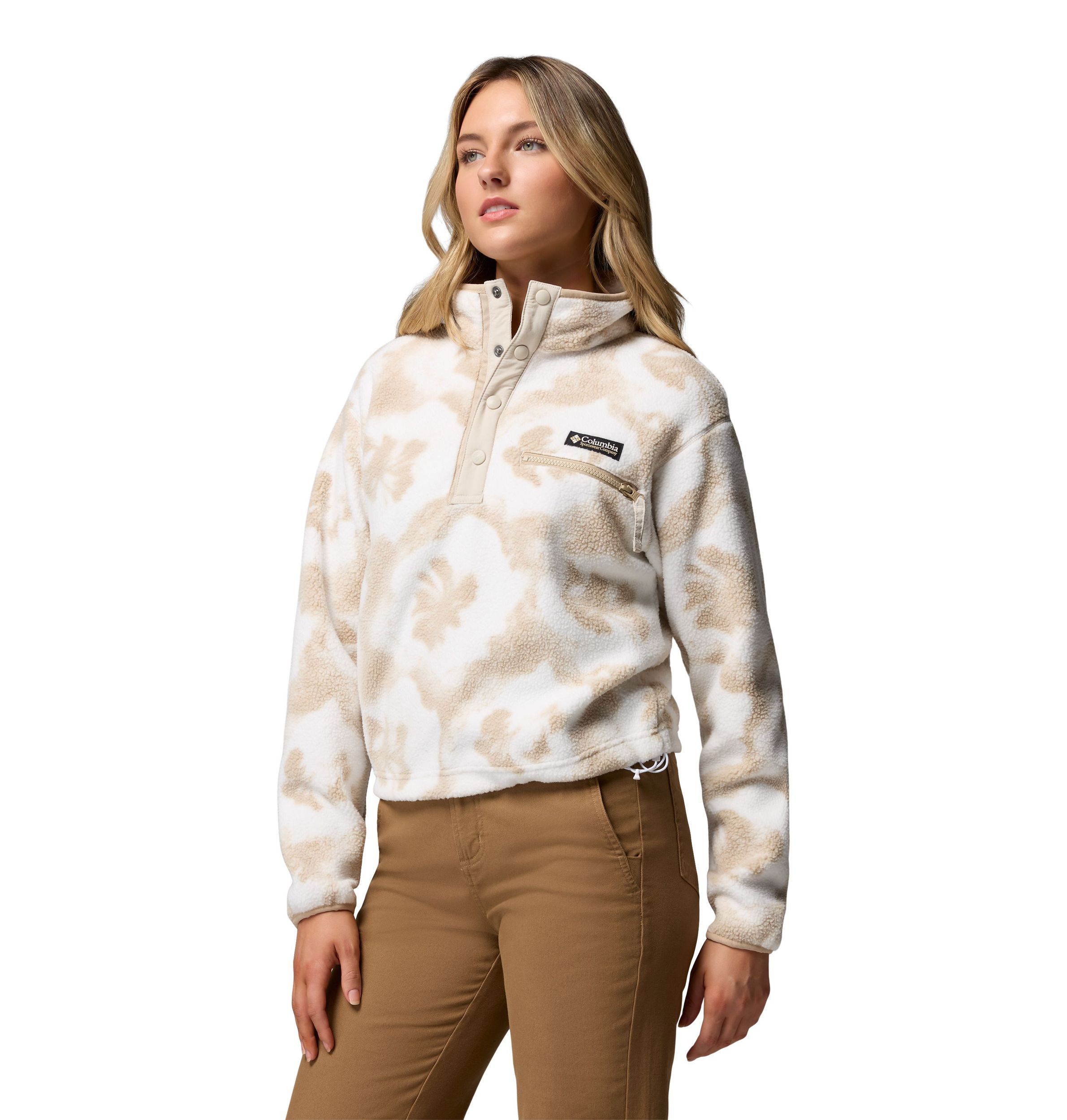 Columbia Women's Helvetia™ Ii Printed Cropped Fleece Top