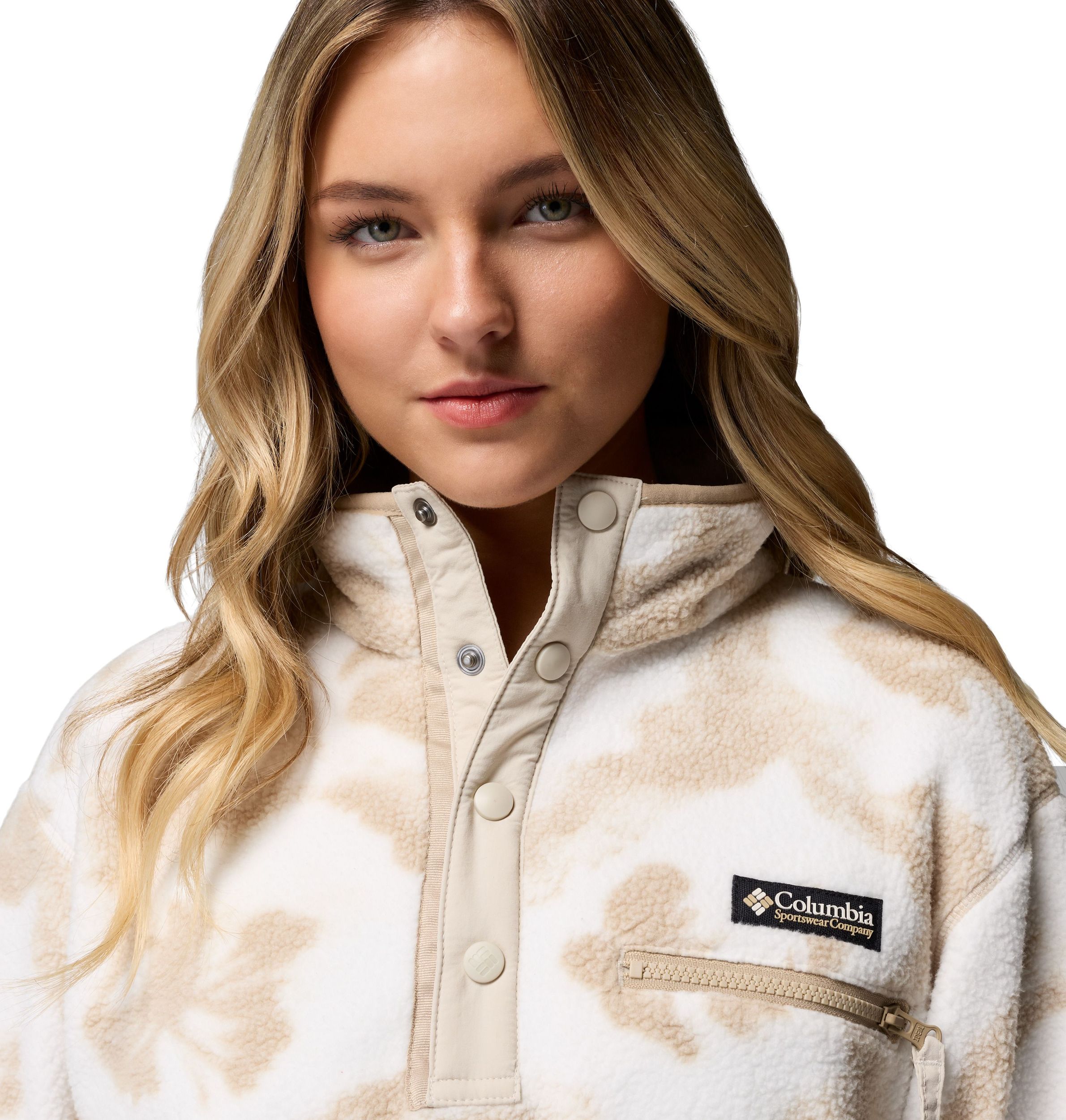 Columbia Women's Helvetia™ Ii Printed Cropped Fleece Top