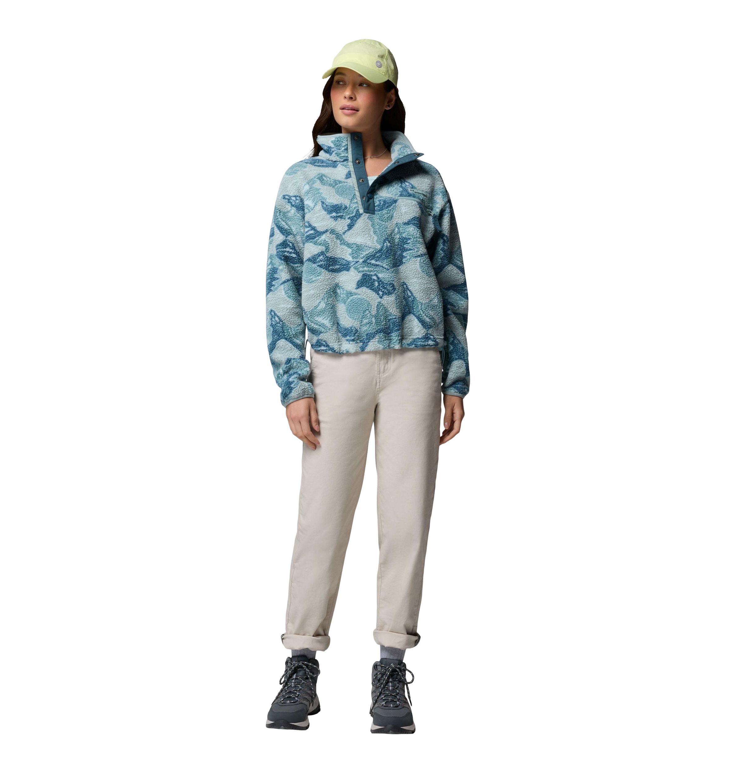 Columbia Women's Helvetia™ Ii Printed Cropped Fleece Top