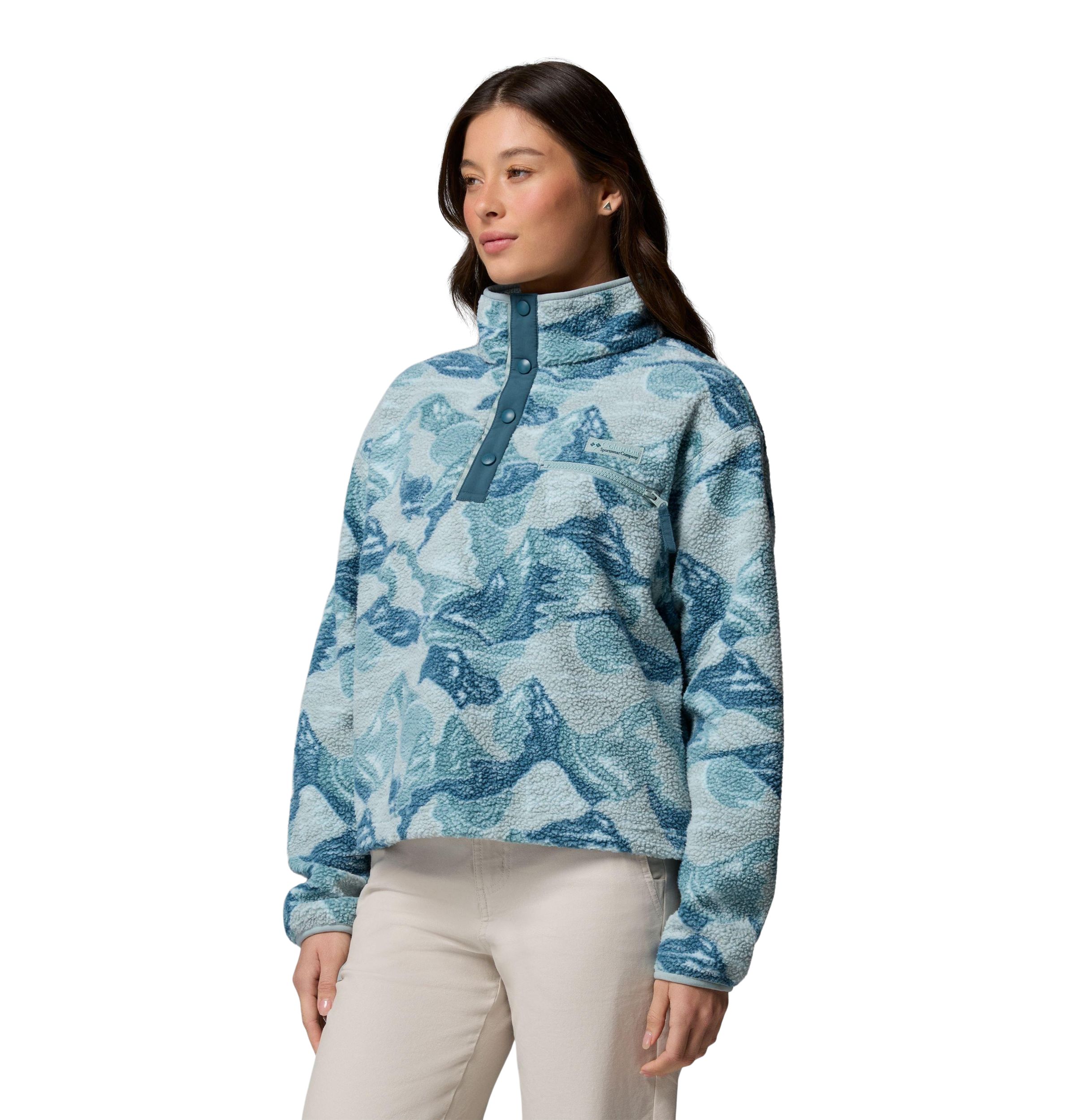 Columbia Women's Helvetia™ Ii Printed Cropped Fleece Top