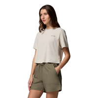 Columbia Women's Chill Creek Pique Short Sleeve T-Shirt Front_Angled_Left