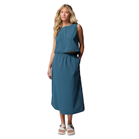 Columbia Women's Chill Creek Long Woven Skirt Front_Flat