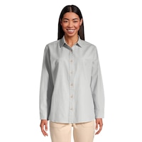 O'Neill Women's Sanders Button-Up Top Front_Flat