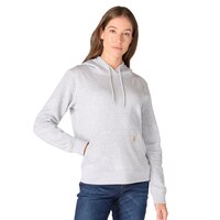 Carhartt Women's Sawyer Script Cotton-Blend Fleece Hoodie Front_Angled_Right