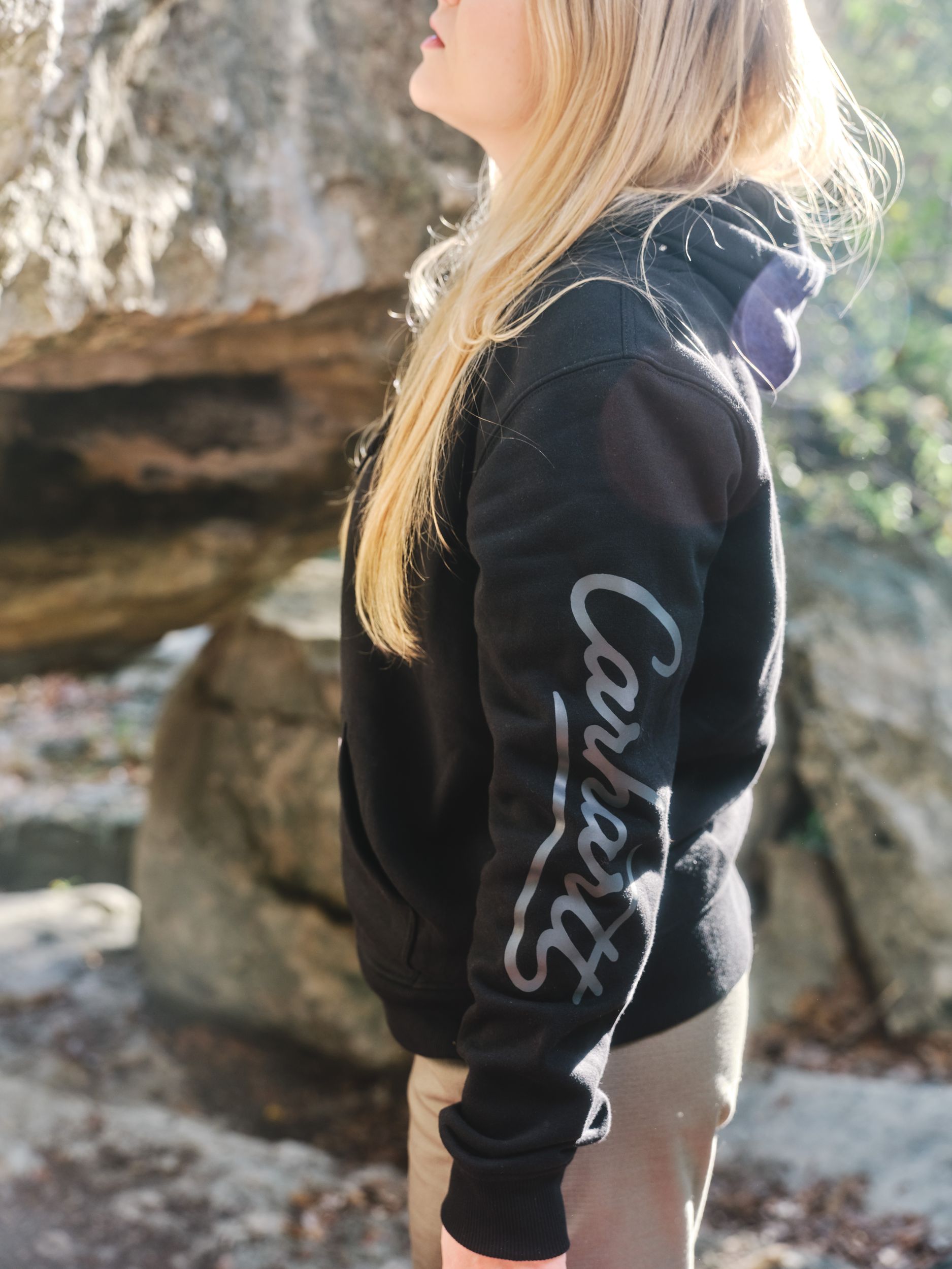 Carhartt Women's Sawyer Script Cotton-Blend Fleece Hoodie