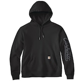Carhartt Women's Sawyer Script Cotton-Blend Fleece Hoodie Front_Flat