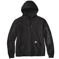 Carhartt Women's Sawyer Script Cotton-Blend Fleece Hoodie Front_Flat