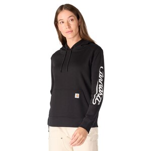 Carhartt Women's Sawyer Script Cotton-Blend Fleece Hoodie