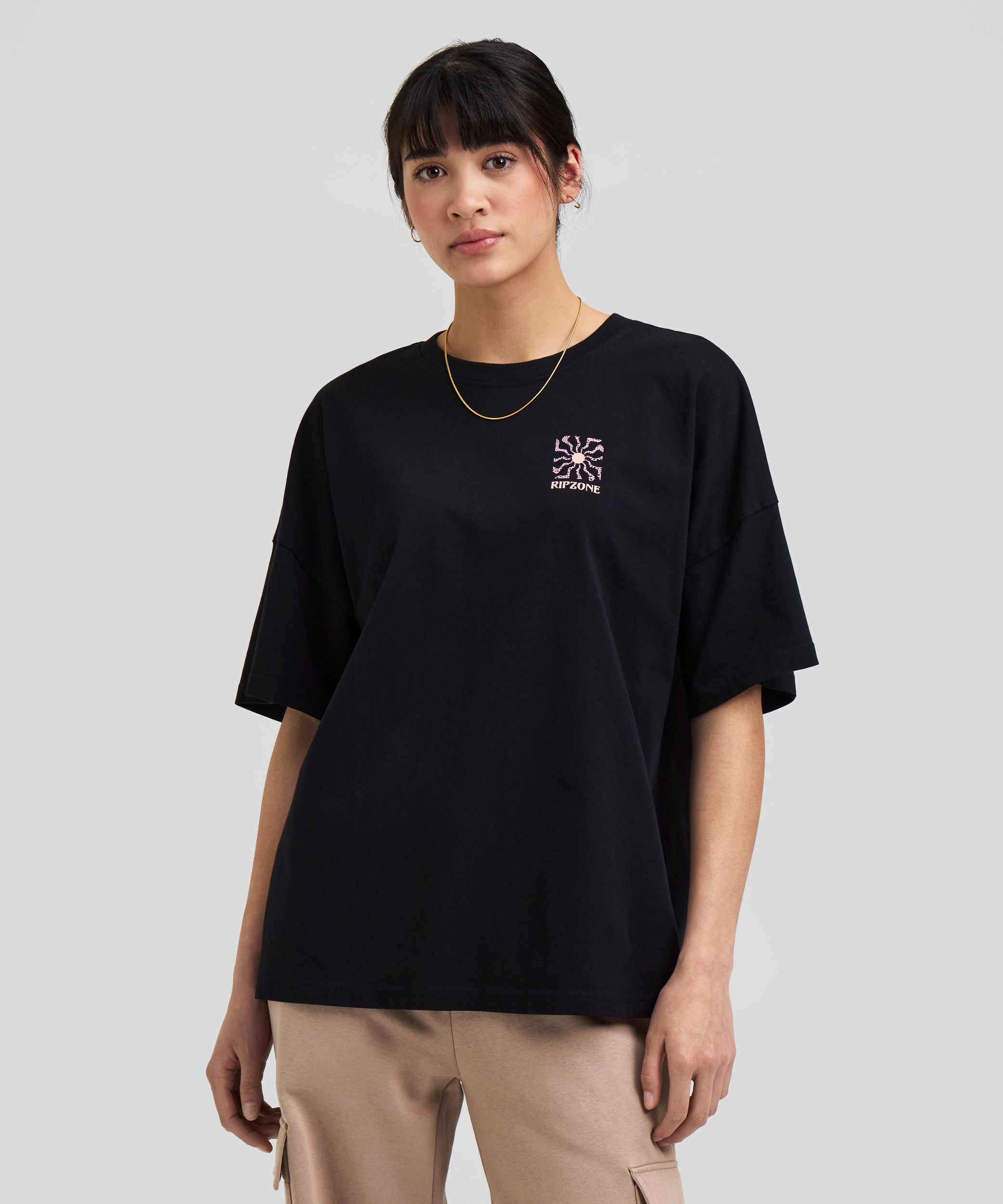 Ripzone Women's Remmy Graphic Boyfriend T Shirt