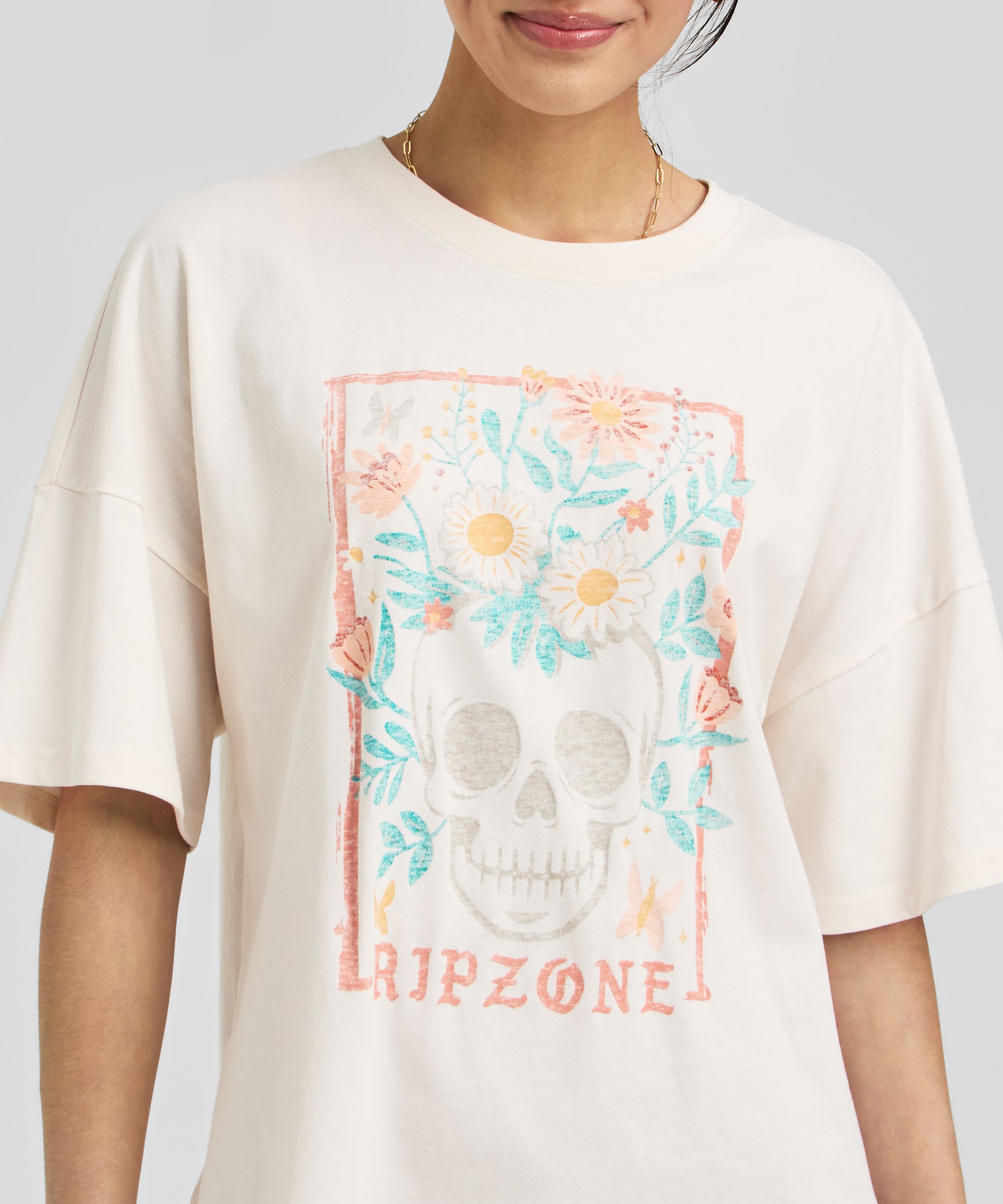 Ripzone Women's Remmy Graphic Boyfriend T Shirt