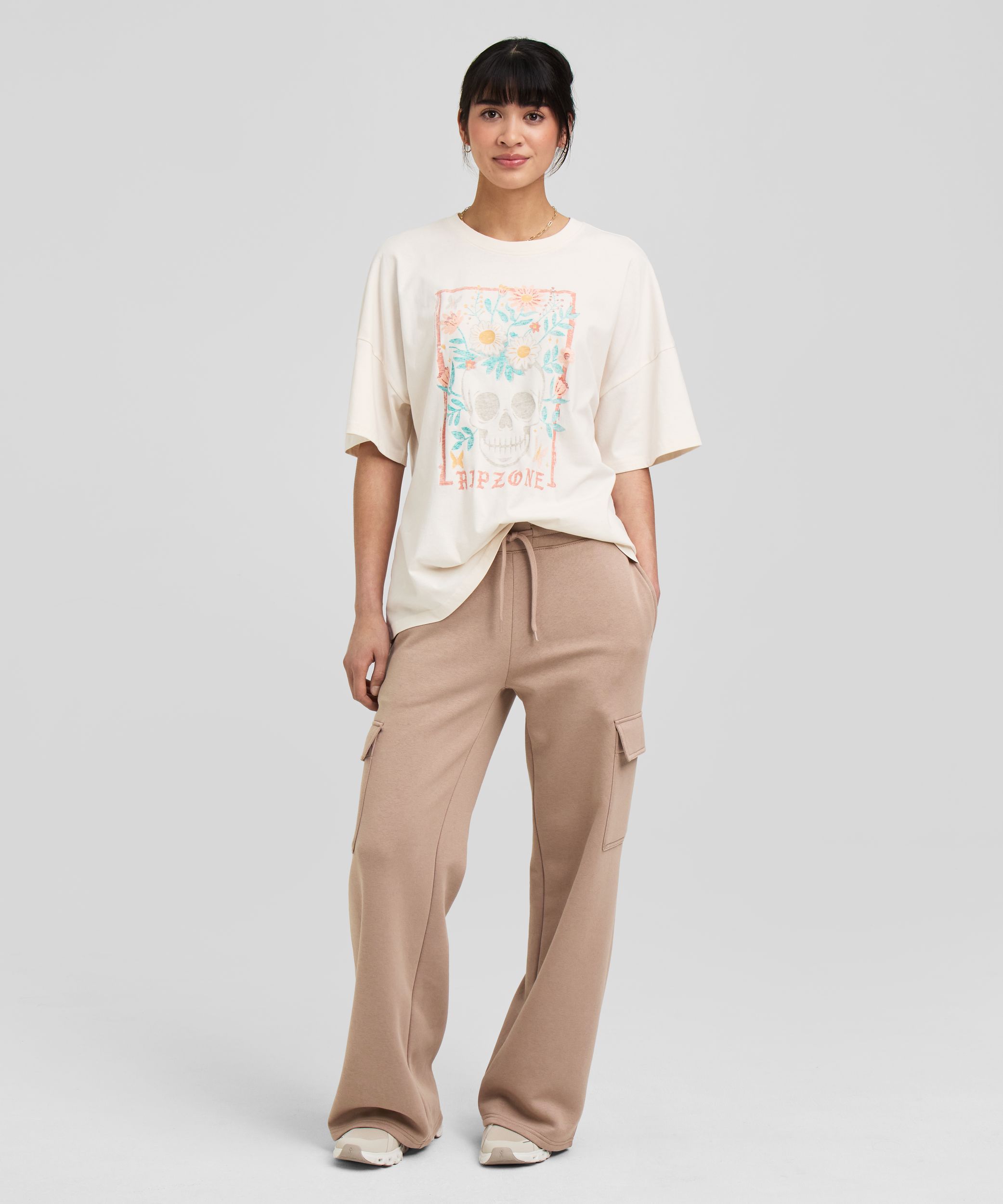 Ripzone Women's Tenley Cargo Fleece Loungewear Pants