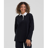 Ripzone Women's Becca Polo T-Shirt Front_Angled_Left