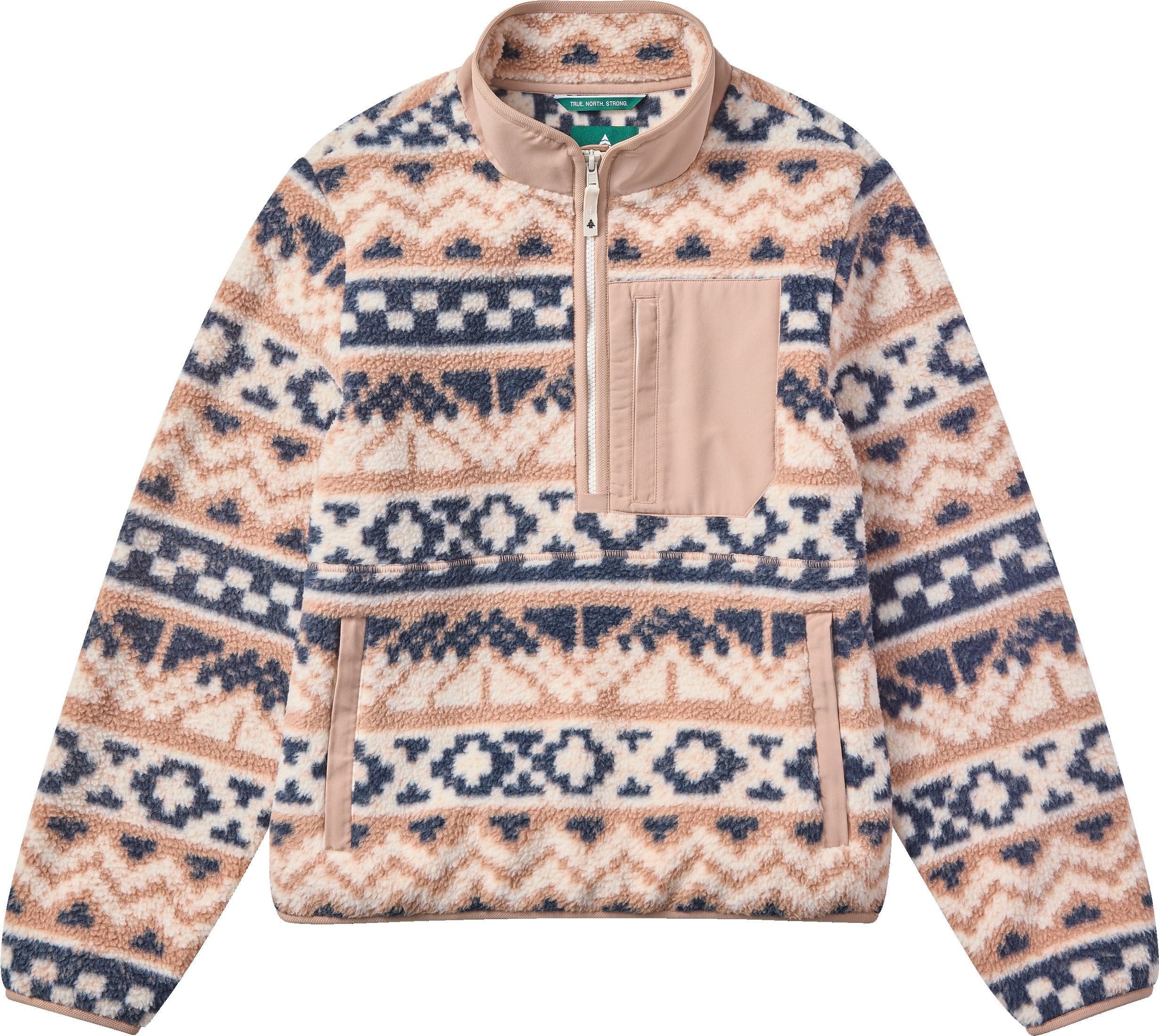 Woods Women's Sherpa Fleece 1/4 Zip Long Sleeve Top
