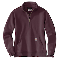 Carhartt Women's Relaxed Fit Mock Neck 1/4 Zip Sweater