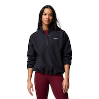 Columbia Women's Jasper Ridge Pebble Half-Snap Long Sleeve Fleece Top Front_Flat