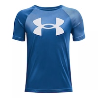 Under Armour Kids' Tech™ Big Logo Printed Short Sleeve Athletic T-shirt Front_Flat